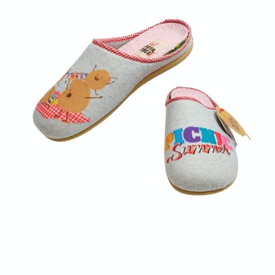 Pantufla Española Hot Potatoes Gueret Grey mujer